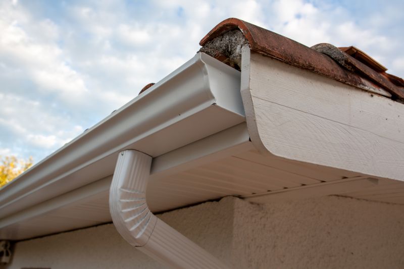 Gutter System with Downspout