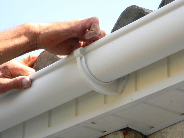 Plastic Gutter Repair in Johnstown