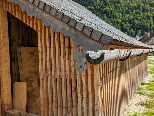 Wood Gutter Installation in Johnstown