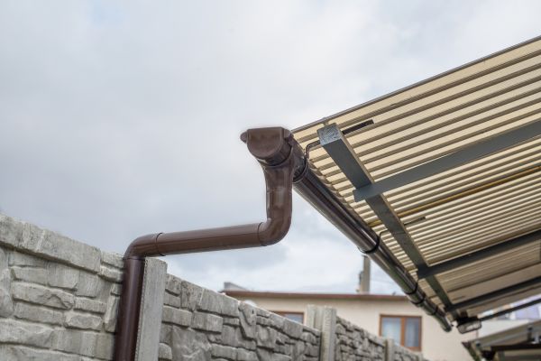 Plastic Downspout Installation in Johnstown