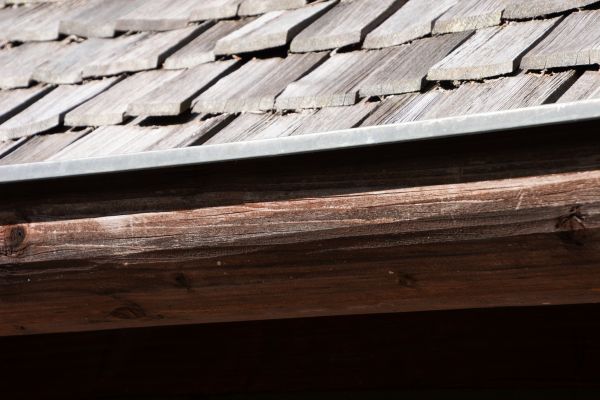 Wood Rain Gutter Installation in Johnstown